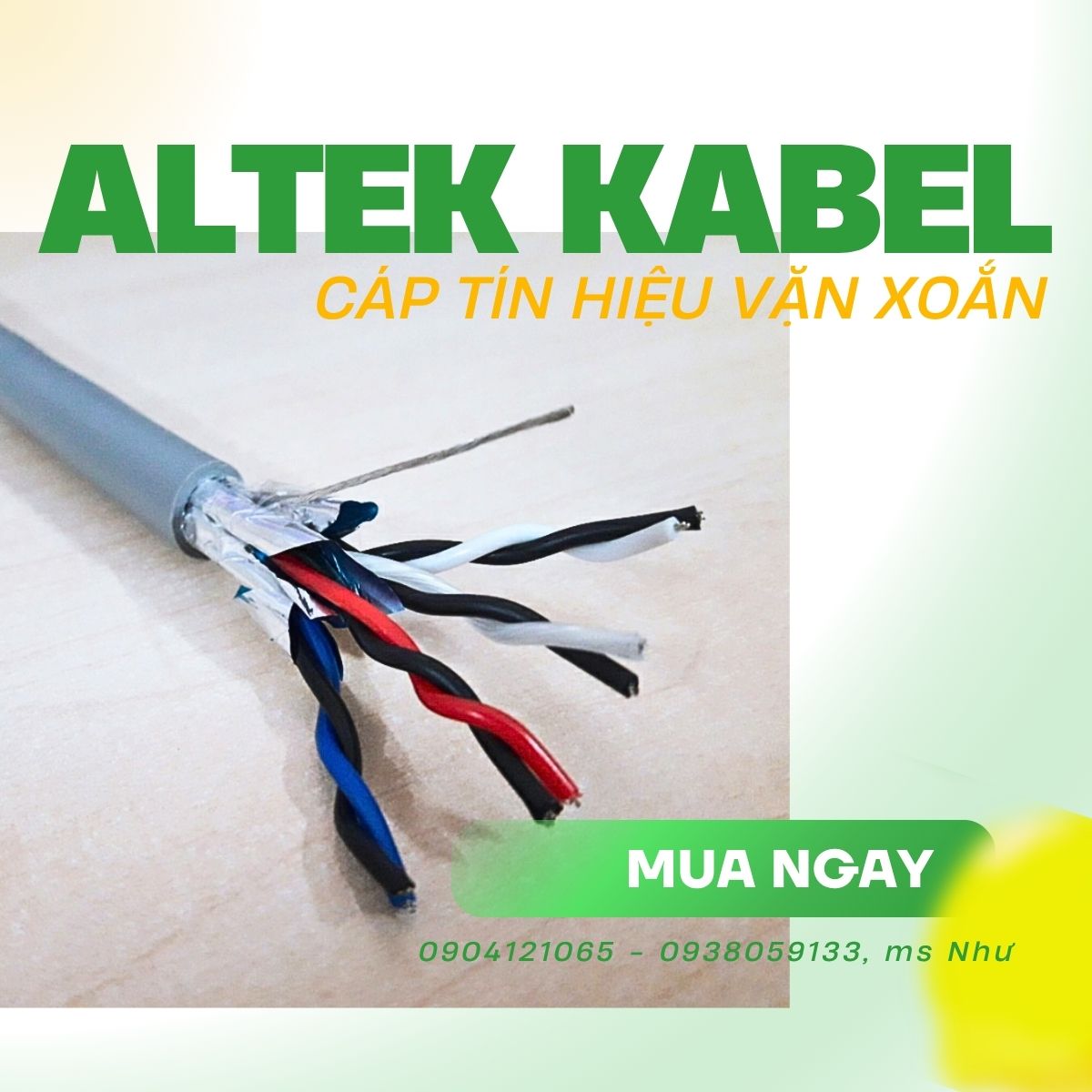 Cáp RS485 cho hệ thống điều khiển thiết bị điện